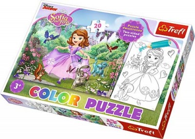 Puzzle para Colorir  - Princesa Sofia