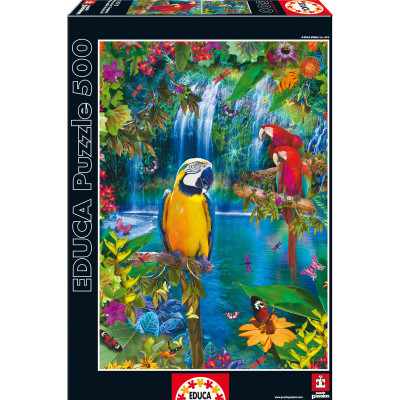 Puzzle Paraíso Tropical 500 peças