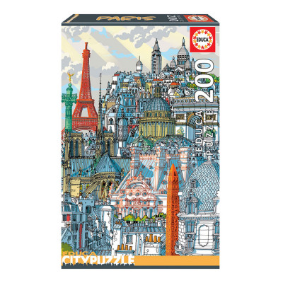 Puzzle Paris City 200 peças