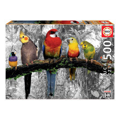 Puzzle Pássaros na Selva 500 peças