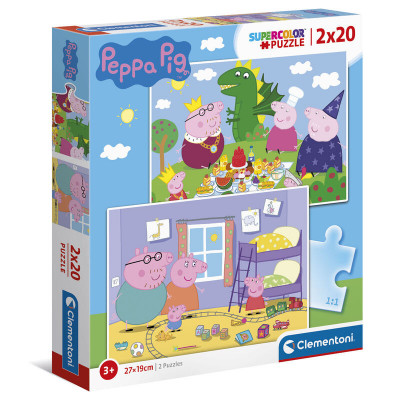 Puzzle Porquinha Peppa 2x20 peças