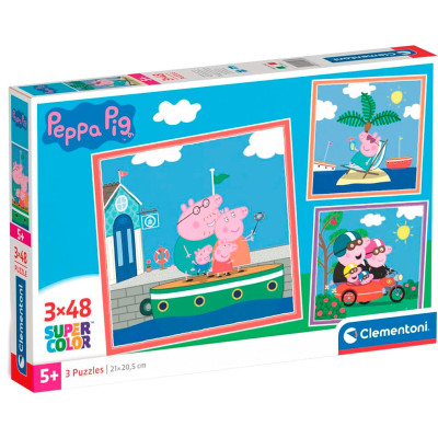 Puzzle Porquinha Peppa 3x48 peças
