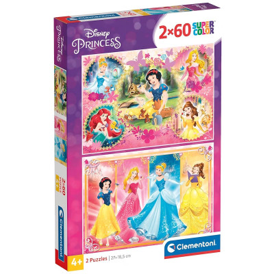 Puzzle Princesas Disney 2x60 peças