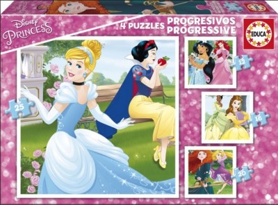 Puzzle Progressivo das  Princesas Disney - 17166