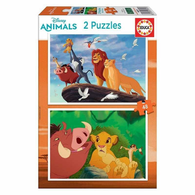 Puzzle Rei Leão 2x48 peças