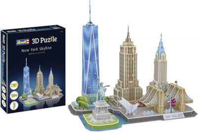 Puzzle Revell 3D Nova Iorque Skyline 123 peças