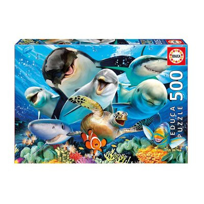 Puzzle Selfie debaixo de água 500 peças