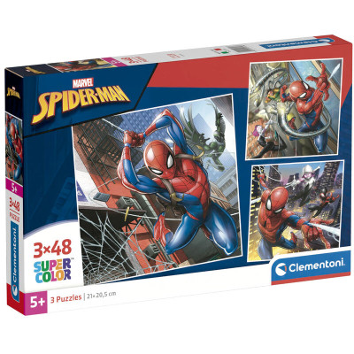 Puzzle Spiderman 3x48 peças