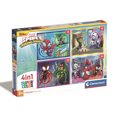 Puzzle Spidey Amazing Friends 4 em 1 Clementoni