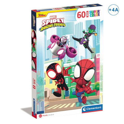 Puzzle Spidey and his Amazing Friends 60 peças