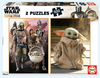 Puzzle Star Wars The Mandalorian 2x500 peças