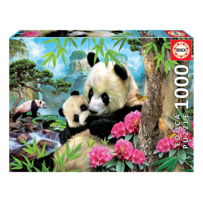 Puzzle Ursos Panda 1000 peças