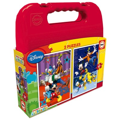 Puzzles Mickey Mouse Disney maleta 2x20pz