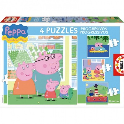 Puzzles Progressivos Peppa