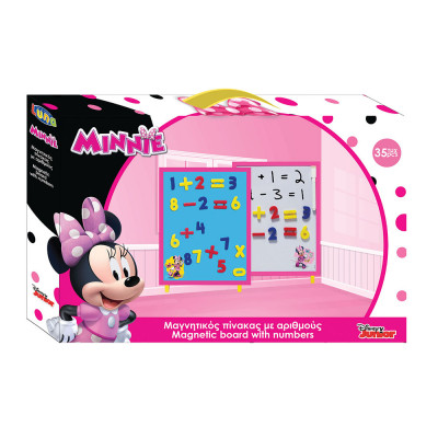 Quadro Magnético 35 pc Números Minnie