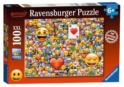 Ravensburger, puzzle 100 peças  Emoji