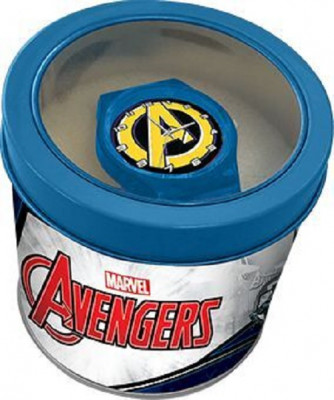 Relogio Analógico Avengers Marvel  com Caixa