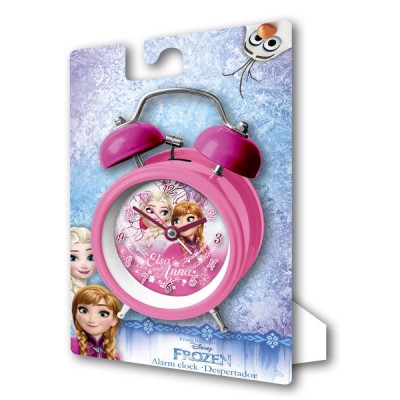 Relógio Despertador Frozen Elsa e Anna