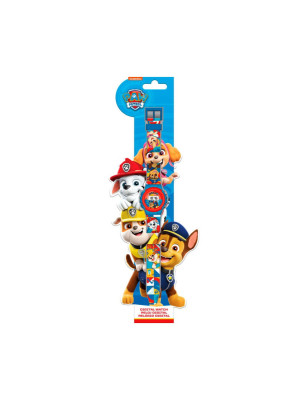 Relógio Digital Patrulla Canina Paw Patrol