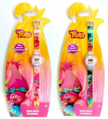 Relógio digital sortido Trolls