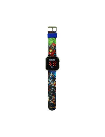 Relógio Infantil Led - Vengadores Avengers Marvel