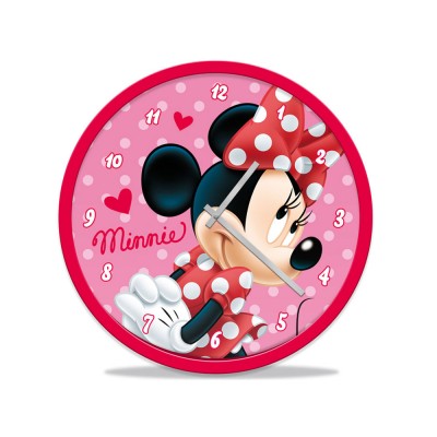 Relógio parede 25cm Disney Minnie Mouse