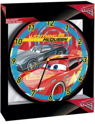 Relógio parede Disney Cars 3