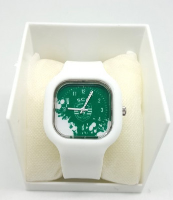Relógio Silicone Sporting Branco