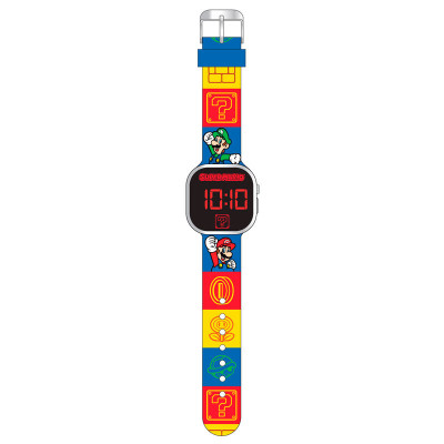Relógio Watch Led Super Mario Bros