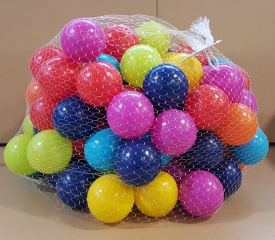 Saco 100 Bolas Piscina 7cm