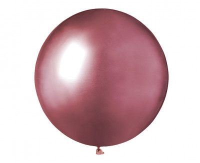Saco 25 Balões Rosa Brilhante 19'' (48cm)