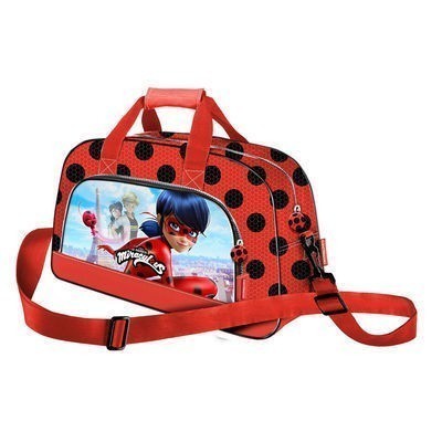 Saco de Desporto ou Viagem LadyBug e Cat Noir 45cm