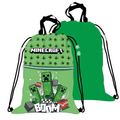 Saco Ginástica Minecraft Boom Deluxe 45cm