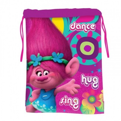 Saco lanche Trolls - Dance Hug Sing
