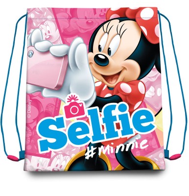 Saco mochila 41cm Minnie Disney - Selfie