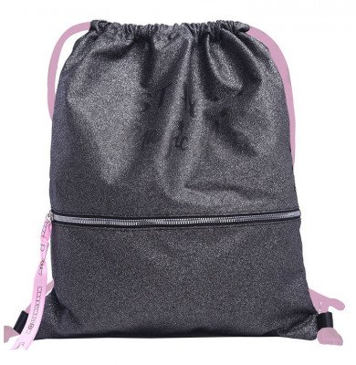 Saco Mochila 44cm Marshmallow Magical Preto