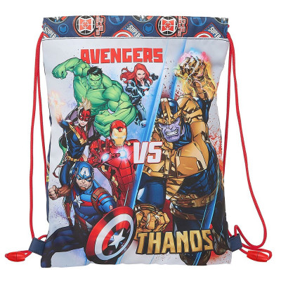 Saco Mochila Avengers Heroes vs Thanos 34cm