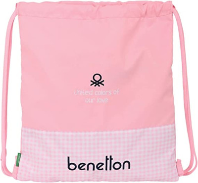 Saco Mochila Benetton Vichy 40cm