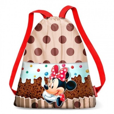Saco Mochila com alças 35cm Minnie Disney - Muffin