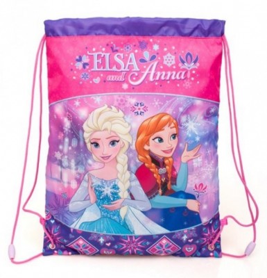 Saco mochila com cordões 35cm de Frozen E&A