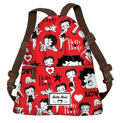 Saco Mochila Desporto Betty Boop - Rouge