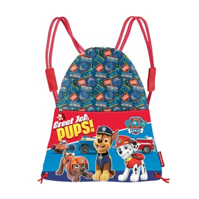 Saco Mochila desporto/lanche 35cm Patrulha Pata - Creat Job