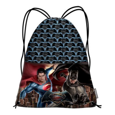 Saco mochila escolar Batman vs Superman Dawn