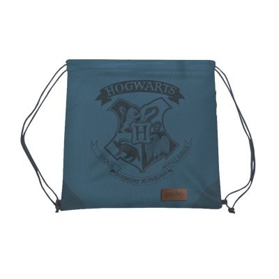 Saco mochila Harry Potter Hogwarts - azul marinho