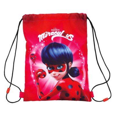 Saco Mochila Lady Bug 34cm - Be Miraculous