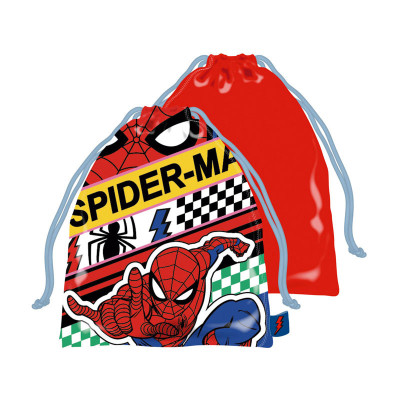 Saco Mochila Pequeno Spiderman Marvel 26x21cm