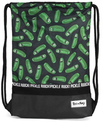 Saco Mochila Rick and Morty Pickle 48cm