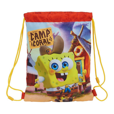 Saco Mochila Sponge Bob Camp Coral 34cm