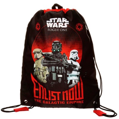 Saco Mochila Star Wars Rogue One Enlist Now - 40cm