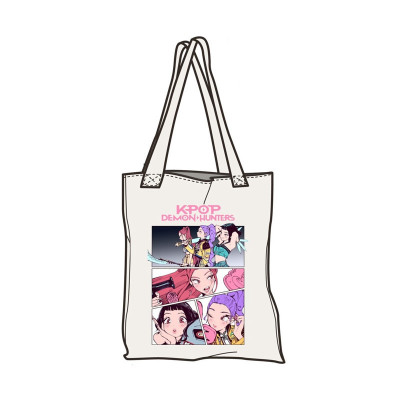 Saco Tote Bag Comic Kpop Demon Hunters